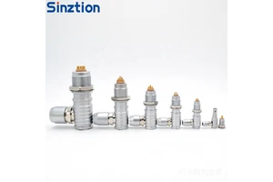 Custom OEM 3B 90° Elbow Push Pull Self Lock Aviation Connector Metal Circular Plug FHG Connectors