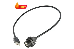 usb connector 3.0 hub high speed type c usb a male assembled mini usb to panel mount connector waterproof type-c connector