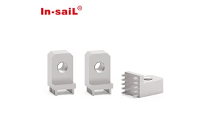 M3/M4/M5/M6/M8 High Current Press-Fit Brass Tin Plated PCB Terminal Block Power Element PE07 Connector Fixing Cable Lugs Power