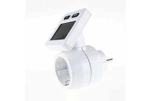 Innovative German Standard Smart Plug LCD Display Energy Monitoring 16A Rating Efficient Tracking Power Consumption Euro Socket