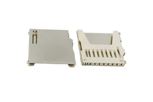 SD Card Connector Large Card Type Holder Standard Memory Card Slot Long Body Copper Shell 11Pin for Digital Camera Surface Mount