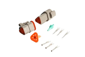 Dt06-3S Dt04-3P Series 3pin Deutsch DT Connector Contacts Waterproof Electrical Wire Connector