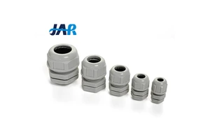 JAR Wholesale M8 M16 M20 M25 M50 M63 Plastic Small Cabl Connector PA Nylon M6 Cable Gland IP68