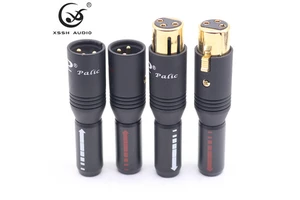 Stable Cable Adapter XLR Plug YIVO XSSH Audio HIFI Female Male Gold Plated Mini Headset Microphone 3pin XLR Jack Connector