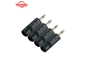 Assembled 3.5mm Stereo Three-Section DC Plug 3.5mm Headphone Plug-High Quality Connectors Product Jack Connector