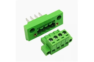 2EDGWB 2EDGKM 5.08mm Pitch Wall Mounted Plug-in Terminal Block Screw Plug-in Terminal Blocks Connector 2P-24P