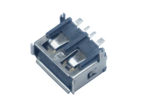 4Pin Short Body DIP Type a 90 Degree USB Connector