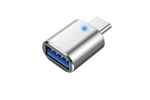 USB 3.0 LED OTG Adapter Micro USB Type-C Female Connector USB-A Type C Adapter for HUAWEI for Samsung for Xiaomi POCO Brand New