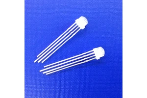 Through Hole Dip F5 5V Flashing Straw-Hat Intelligent Addressable Diffused RGB LED Diode WS2811/WS2812 5mm