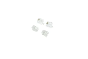Ethernet RJ45 RJ11 Cable Telephone Wire Connector 6P4C Modular Plug PC/ABS Material ROHS ISO9001 Certified