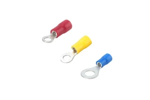 Copper RV Insulation Crimping Terminals Ring Terminal Lug Awg Wire Lug 12V Rated