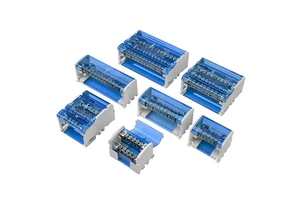 Terminal Junction Box Rail Type High Current Copper Bus Terminal Block Distribution Cabinet Line Splitter
