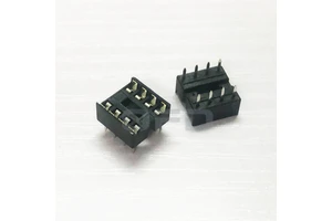 DIP8 Square Hole IC Sockets Wholesale 4pin/6pin/8pin/14pin/16pin/18pin/20pin/28pin Header Connector Adapter DIP IC Socket