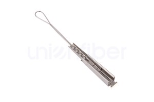 ODWAC S Type Clamp Stainless Steel FTTH Fiber Optic Drop Cable Support Anchor Tensioner UV Proof Aerial Outdoor Hardware Fitting