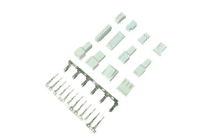 VH 2.54mm Male/Female Wire Crimp Terminal IP20 Nylon Connector Free Electrical Power 2P 3P 4P Phosphor Bronze Contact PCB