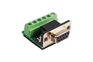 D-Sub DB9 Female Terminal Block Connector-Pure Copper Fast Charging for Computer Printer & Barcode Scanner