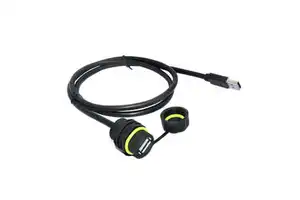 Durable IP68 M20 Waterproof USB 3.0 Connectors Pair with Nylon PA66 Housing for PC and Automotive Applications