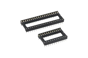 Hot sales good price 2.54mm pitch StamPing IC Socket connector for Tin plating