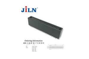 2.0mm Spacing Card Edge Connector Female 14.5mm High Type with Position 25P SMT Electronic Gold Finger Connector