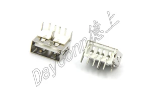 Hot Sale Automotive USB 3.0 SMT Stainless Steel 5V 2A Female Connector