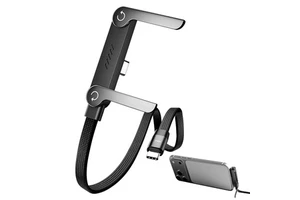 New Trending 5ft 240W 2-in-1 Type-C Fast Charging Cable with Phone Stand 90° Elbow 360° Rotation Multi - Angle for iPhone