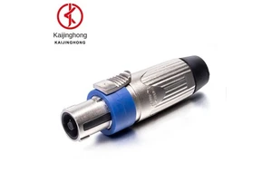 All-Metal Four-Core Audio & Video Connector Waterproof Stage Performance Speaker Plug Speakon