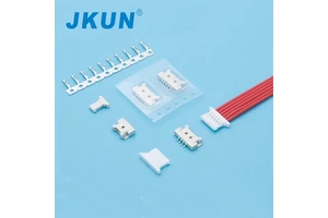 JKUN A1254 /51146 1.25mm Pitch Wire To Board Connectors SMT Right Angle Wafer For Home Appliances