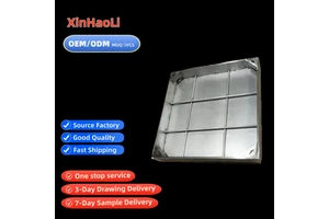 304 Stainless Steel Invisible Square Decorative Manhole Cover for Rainwater and Power Cable Paving