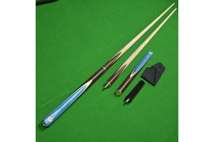 High Grade Ash Wood Billiard Cue 3/4 Joint 9.5mm Tip with Copper Connector for New Starters