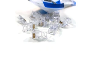 SENYE CABLE Cat6/Cat5e RJ45 Ethernet Crimp Connectors 100-Pack UTP Network Plug Made in China