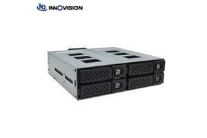 4-Bay 2.5 Inch SAS Hot-Swap Drive Tray, Optical Bay Removable Hard Disk Caddy