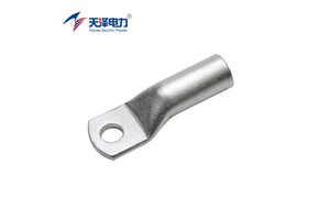 DIN 46235 Standard Copper Tube Terminal Tin Plated Automotive Cable Connector Up To 35KV Customizable Electrical Crimp Lugs