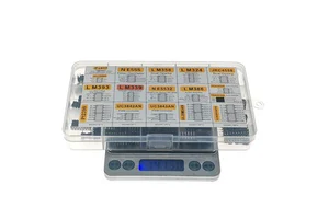 Brand new IC chip classification 150 integrated circuits and integrated circuit socket box kits XL IC Chip Assortment 150pcs