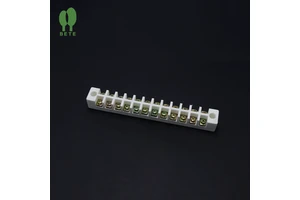 Custom 12 Way Steatite Ceramic Terminal Block 12p Porcelain Connector Block