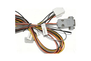 Custom Cable Assembly D Sub DB9 RS232 RS485 Connector 5559 Female 4.2mm Pitch Connector Wire Harness