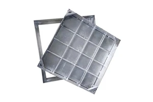 High Quality Square Stainless Steel Recessed Manhole Cover Garden Manhole Cover and Frame