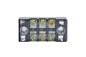 Screw Terminal Blocks TB-1503 Insulated Brass 600V 15A 3 Pole Soldering Strip ROHS CE Certified 11-20 AWG