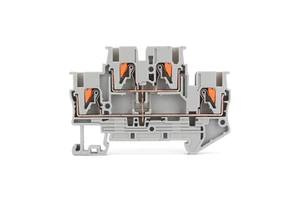 PTTB 2.5-PV Double-Level Push-in Modular Terminal Block Internally Bridged Feed-Through Terminal 2.5mm²