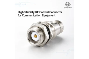 High Stability Gold-Plated SMA Bulkhead RF Coaxial Connector Sealing Washer 50 Ohm DC-18GHz Stainless Steel for Wireless