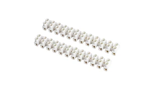 High Current Double Row Terminals Straight Strip Screw Terminal Block Nylon PA66 Terminal Blocks