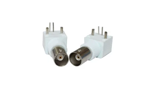 Manufacturer Direct PCB Mount BNC Coaxial Connector Female BNC-KWE White Glue Coaxial Connector for DVR Video Player