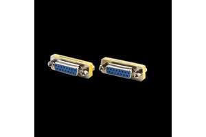DB15 15pin 2 Row Female to Female Serial Port Connector D-Sub COM CONNECTORS 15 pin 15p Mini Gender Changer Adapter