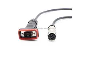 AISG Coaxial Connectors (RF) DB9 Female to Male Control Cable with 04070097 Connector Retaining Features