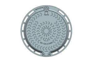 Customized Square Ductile Cast Iron Manhole Cover Frame Gratings EN124 A15/B125/C250/D400/E600/F900 Fabrication Services
