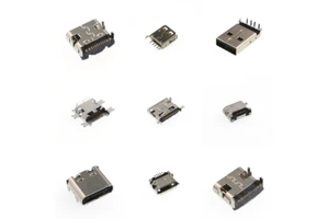 Mini Micro USB Female SMT a B C Type Connector for Mobile Charging Port