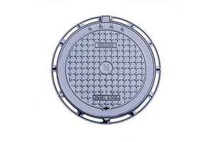 Ductile Iron Heavy-Duty Manhole Cover Round & Square Shapes for Rainwater and Sewage Sandwell Cover EN124