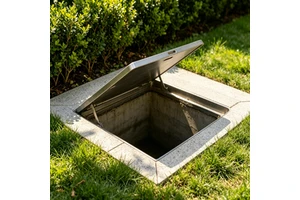 Custom Stainless Steel Access Hatch - Heavy Duty Underground Manhole Cover, OEM/ODM Service for Industrial & Municipal Projects
