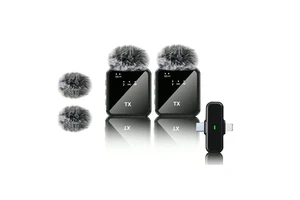 F15 Type C Connector Wireless Omni-directional Lavalier Microphone Noise Reduction Mobile Phone Live Broadcast Short Video Vlog