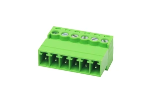 3.81mm Pitch Solderless Butt Plug in Terminal Block Connector 15EDGKR-3.81