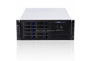 4U Rackmount Server case with 10 Hot-Swappable SATA/SAS Drive Bay, MiniSAS /SATA Connector Supporting 12*13 Motherboard